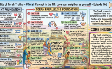 Bits of Torah Truths – #Torah Concept in the NT: Love your neighbor as yourself – Episode 768