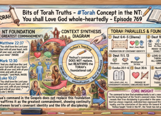 Bits of Torah Truths – #Torah Concept in the NT: You shall Love God whole-heartedly – Episode 769