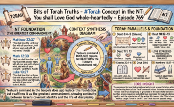 Bits of Torah Truths – #Torah Concept in the NT: You shall Love God whole-heartedly – Episode 769