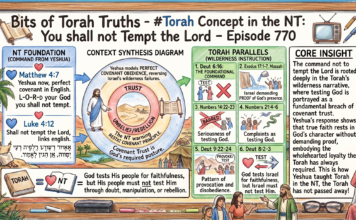 Bits of Torah Truths – #Torah Concept in the NT: You shall not Tempt the Lord – Episode 770