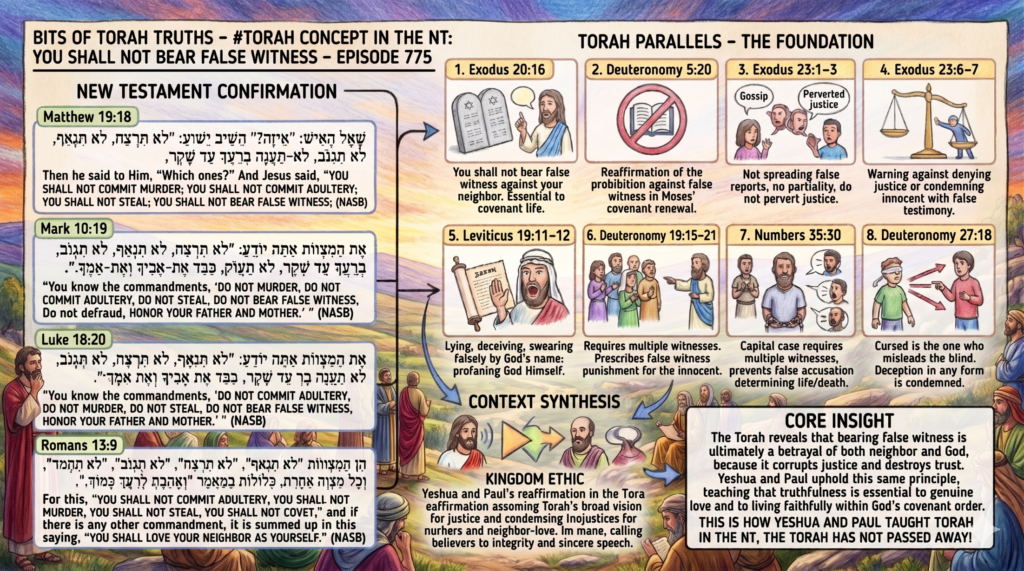 Tora Not Invisible Bits Of Torah Truths - #Torah Concept In The NT: You Shall Not Bear ...