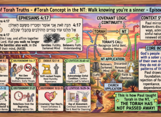 Bits of Torah Truths – #Torah Concept in the NT: Walk knowing you’re a sinner – Episode 778