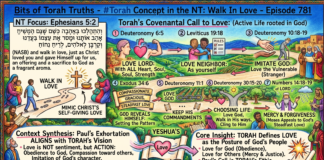 Bits of Torah Truths – #Torah Concept in the NT: Walk In Love – Episode 781