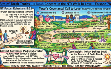 Bits of Torah Truths – #Torah Concept in the NT: Walk In Love – Episode 781