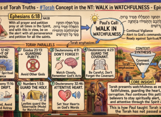 Bits of Torah Truths – #Torah Concept in the NT: Walk in watchfulness – Episode 783