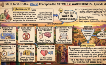 Bits of Torah Truths – #Torah Concept in the NT: Walk in watchfulness – Episode 783