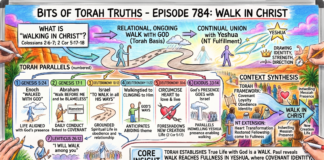 Bits of Torah Truths – #Torah Concept in the NT: Walk In Christ – Episode 784