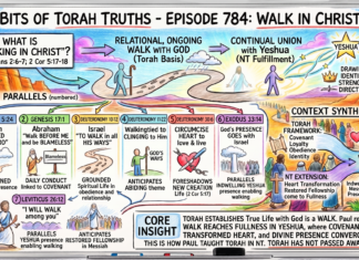 Bits of Torah Truths – #Torah Concept in the NT: Walk In Christ – Episode 784