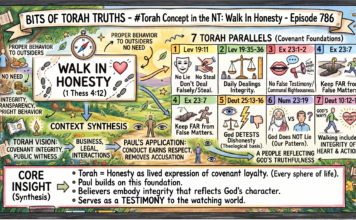 Bits of Torah Truths – #Torah Concept in the NT: Walk In Honesty – Episode 786