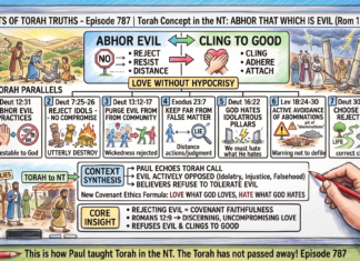 Bits of Torah Truths – #Torah Concept in the NT: Abhor that which is evil – Episode 787
