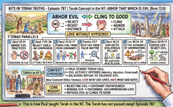 Bits of Torah Truths – #Torah Concept in the NT: Abhor that which is evil – Episode 787