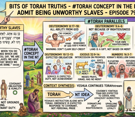 Bits of Torah Truths – #Torah Concept in the NT: Admit being unworthy slaves – Episode 793