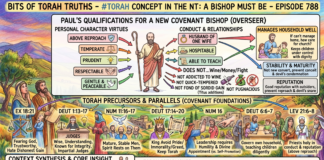 Bits of Torah Truths – #Torah Concept in the NT: A bishop must be Torah Obedient – Episode 788