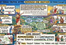 Bits of Torah Truths – #Torah Concept in the NT: Admonish one another – Episode 794