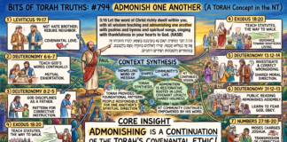 Bits of Torah Truths – #Torah Concept in the NT: Admonish one another – Episode 794