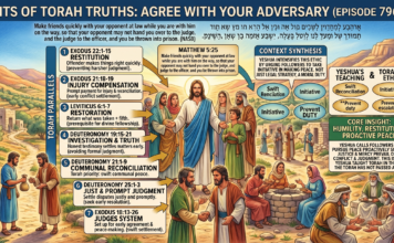 Bits of Torah Truths – #Torah Concept in the NT: Agree with your adversary – Episode 796