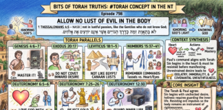 Bits of Torah Truths – #Torah Concept in the NT: Allow no lust of evil in the body – Episode 798
