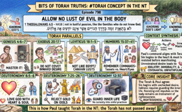 Bits of Torah Truths – #Torah Concept in the NT: Allow no lust of evil in the body – Episode 798
