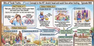 Bits of Torah Truths – #Torah Concept in the NT: Anoint head and wash face when fasting – Episode 800