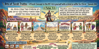 Bits of Torah Truths – #Torah Concept in the NT: Arm yourself with a mind to suffer for Christ – Episode 801