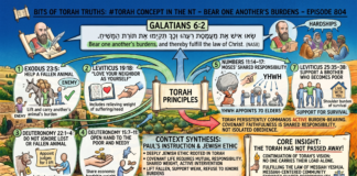 Bits of Torah Truths – #Torah Concept in the NT: Bear one another’s burdens – Episode 804