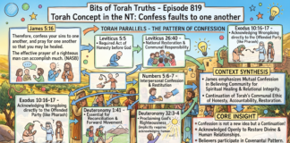 Bits of Torah Truths – #Torah Concept in the NT: Confess faults to one another – Episode 819