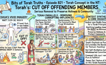 Bits of Torah Truths – #Torah Concept in the NT: Cut off offending members – Episode 821