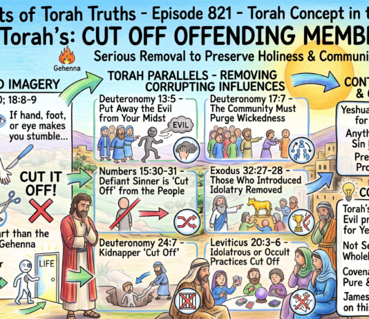 Bits of Torah Truths – #Torah Concept in the NT: Cut off offending members – Episode 821