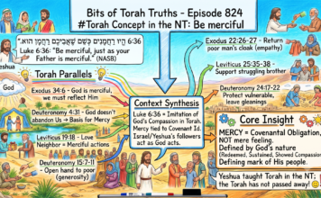 Bits of Torah Truths – #Torah Concept in the NT: Be merciful – Episode 824
