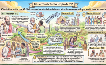 Bits of Torah Truths – #Torah Concept in the NT: Welcome and receive believers with warmth – Episode 832