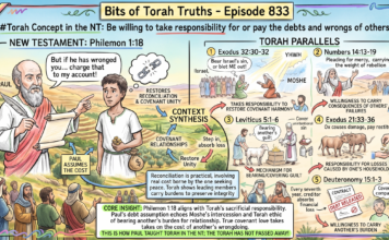 Bits of Torah Truths – #Torah Concept in the NT: Be willing to take responsibility for or pay the debts and wrongs of others – Episode 833
