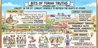 Bits of Torah Truths -#Torah Concept in the NT: Conduct yourself to refresh the hearts of others- Episode 834
