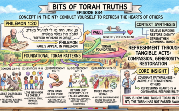 Bits of Torah Truths -#Torah Concept in the NT: Conduct yourself to refresh the hearts of others- Episode 834