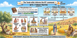 Bits of Torah Truths -#Torah Concept in the NT: Eat own bread in quietness- Episode 841