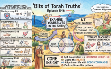 Bits of Torah Truths – #Torah Concept in the NT: Examine yourselves, are you in the faith – Episode 846