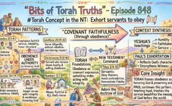 Bits of Torah Truths – #Torah Concept in the NT: Exhort servants to obey – Episode 848