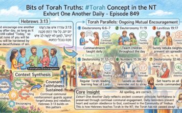 Bits of Torah Truths – #Torah Concept in the NT: Exhort one another daily – Episode 849