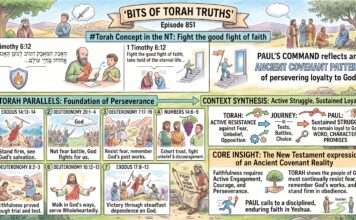 Bits of Torah Truths – #Torah Concept in the NT: Fight the good fight of faith – Episode 851