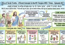 Bits of Torah Truths – #Torah Concept in the NT: Forgive 490+ times – Episode 857