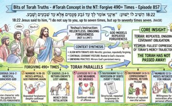 Bits of Torah Truths – #Torah Concept in the NT: Forgive 490+ times – Episode 857