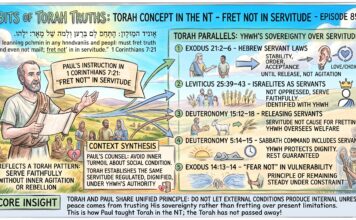 Bits of Torah Truths – #Torah Concept in the NT: Fret not in servitude – Episode 859
