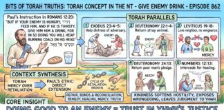 Bits of Torah Truths – #Torah Concept in the NT: Give enemy drink – Episode 862