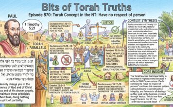 Bits of Torah Truths – #Torah Concept in the NT: Have no respect of person – Episode 870
