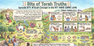 Bits of Torah Truths – #Torah Concept in the NT: Have same love – Episode 871
