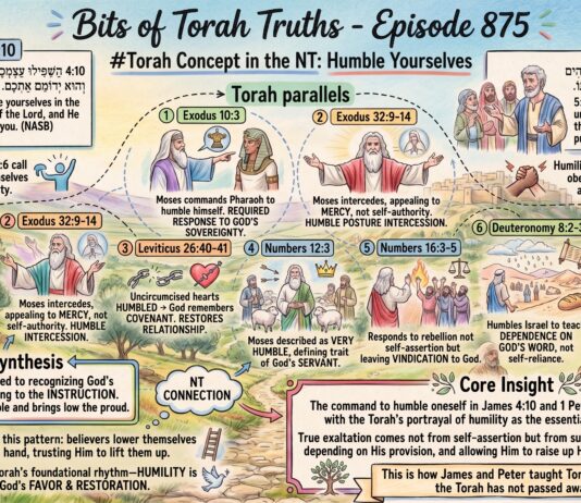 Bits of Torah Truths – #Torah Concept in the NT: Humble yourselves – Episode 875