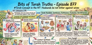 Bits of Torah Truths – #Torah Concept in the NT: Husbands be not bitter against wives – Episode 877