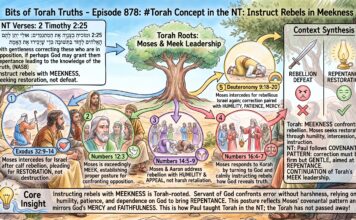 Bits of Torah Truths – #Torah Concept in the NT: Instruct rebels in meekness – Episode 878