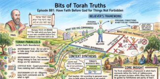 Bits of Torah Truths – #Torah Concept in the NT: Have faith before God for things not forbidden – Episode 881