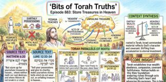 Bits of Torah Truths – #Torah Concept in the NT: Store treasures in heaven – Episode 883