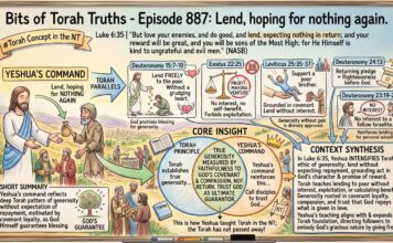 Bits of Torah Truths – #Torah Concept in the NT: Lend, hoping for nothing again – Episode 887